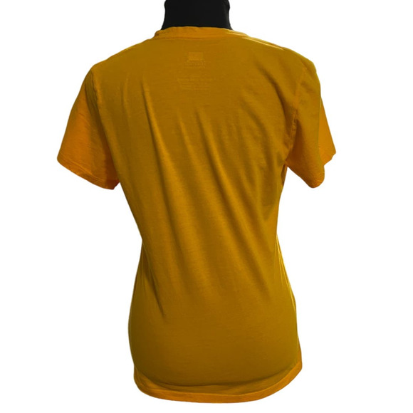MLB Genuine Merchandise Yellow Pittsburgh Pirates V-Neck T-Shirt, Size M - Picture 3 of 6